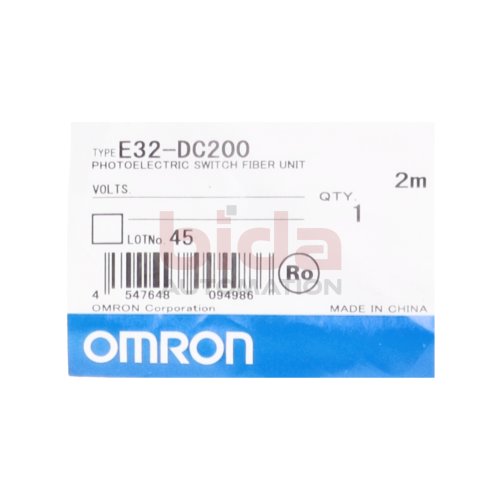 Omron E32-DC200 Lichtschranke Fasereinheit Photoelectric Switch Fiber Unit  2m