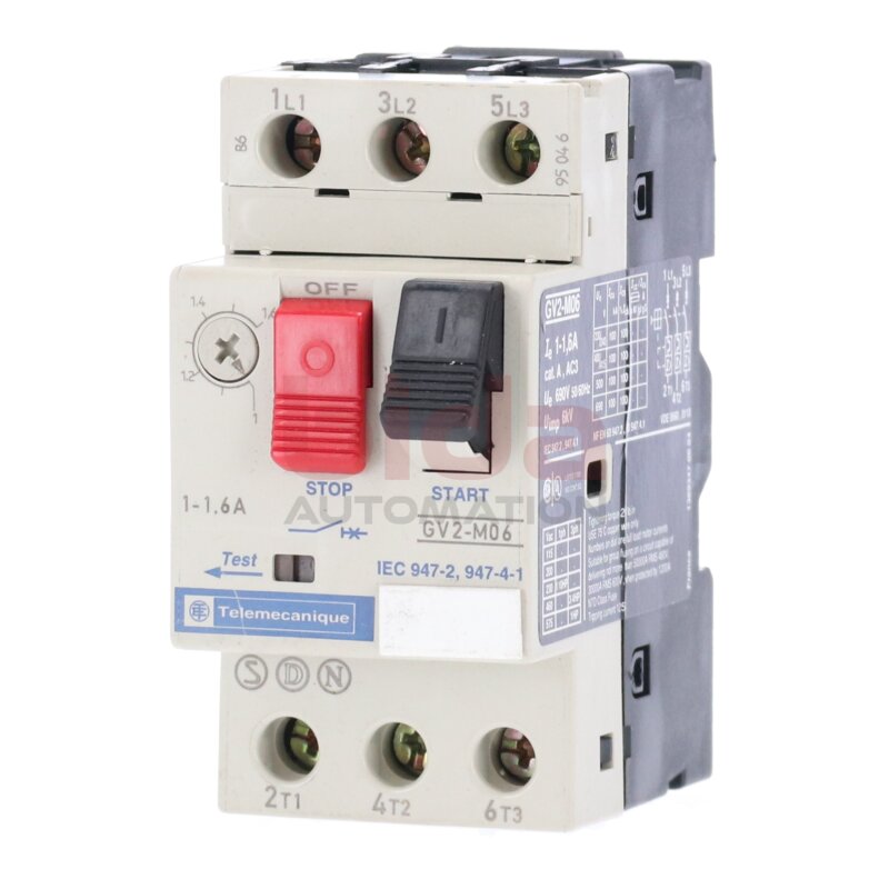 Telemecanique GV2-M06 Motorschutzschalter Motor Protection Switch 600V 1-1,6A