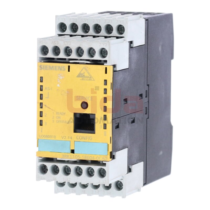 Siemens 3RK1105-1BE04-0CA0 Sicherheitsmonitor Safety monitor 300V 4A