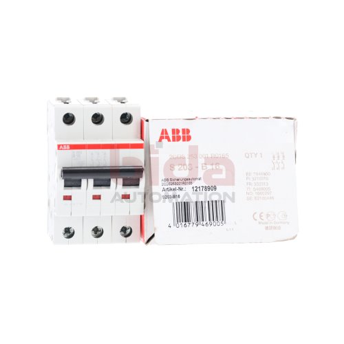 ABB S203-B16 Sicherungsautomat circuit breaker  400V