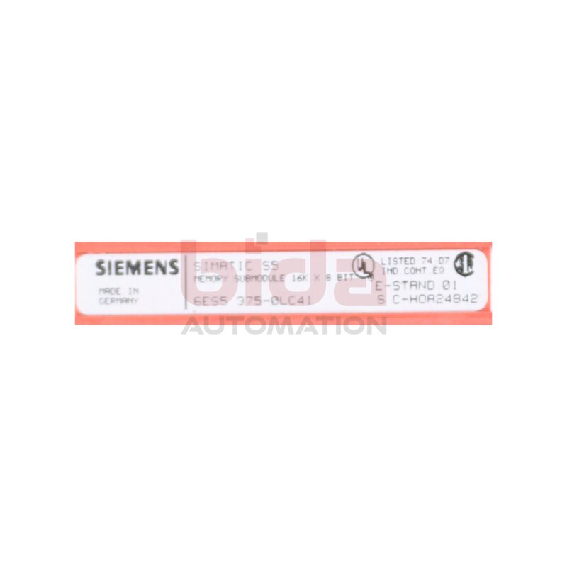 Siemens 6ES5 375-0LC41 Speichermodul  Memory module