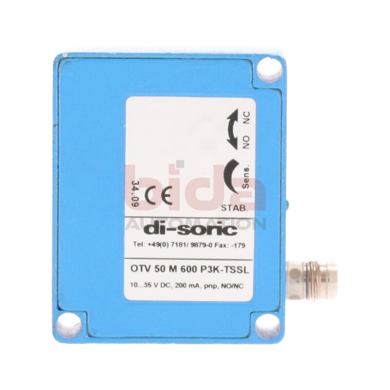 Disoric OTV 50 M 600 P3K-TSSL Infrarot -Lichttaster Infrared -light scanner 10-35V DC 200mA