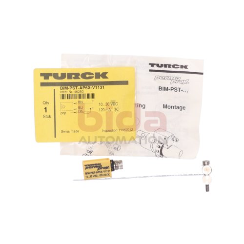 Turck Bim-PST-AP6X-V1131 (46250) N&auml;hrungssensor Proximity Sensor 10-30VDC 120mA