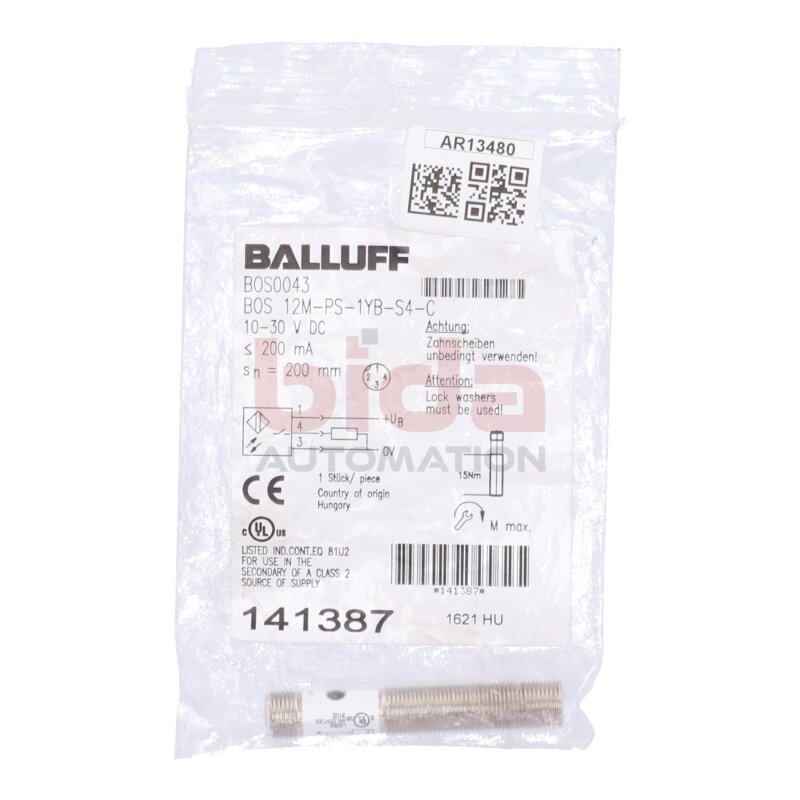 Balluff BOS 12M-PS-1YB-S4-C Lichttaster Light scanner 10-30V