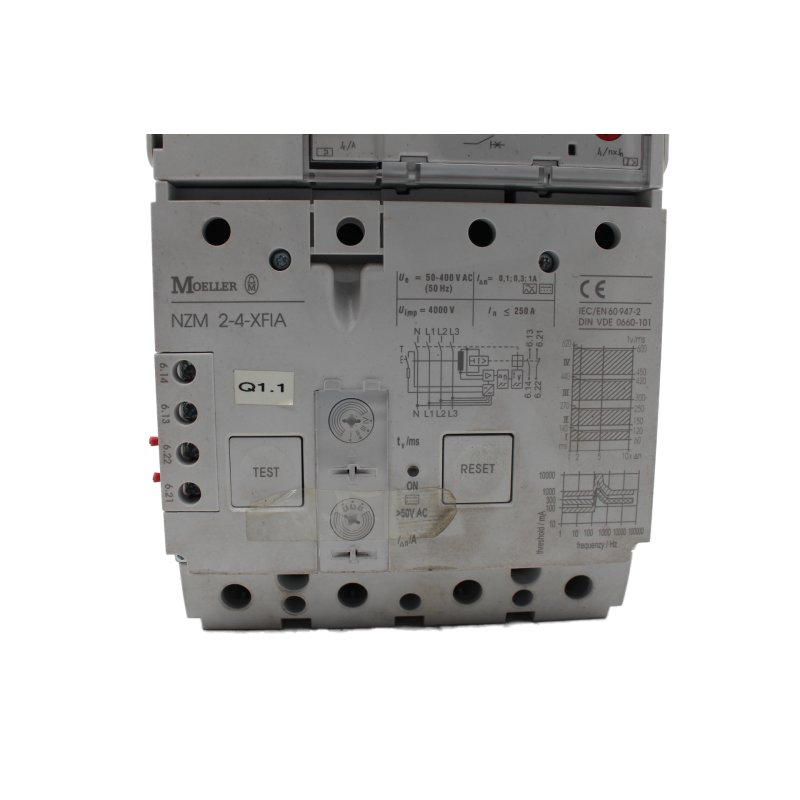 Moeller NZM 2-4-XFIA Leistungsschalter Circuit Breaker