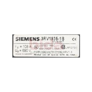 Siemens 3RV1935-1B / 3RV1 935-1B Sammelschiene Busbar...