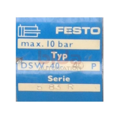 Festo DSW-40-40P Rundzylinder Round Cylinder 10bar