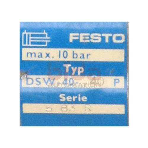 Festo DSW-40-40P Rundzylinder Round Cylinder 10bar