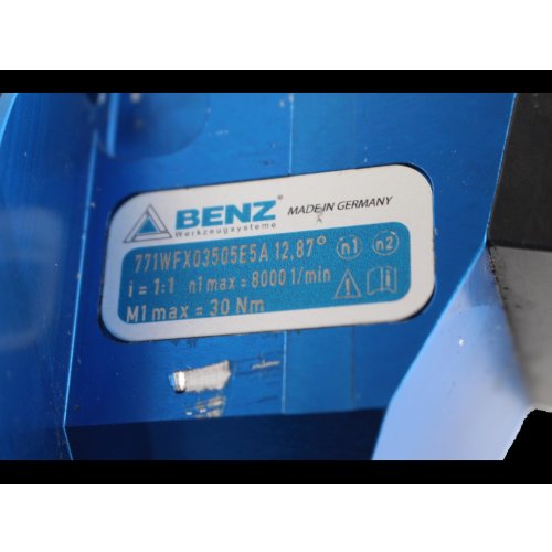 Benz Werkzeugsysteme 771WFX03505E5A 12,87&deg; Winkelaggregat Winkelkopf Winkelwerkzeug