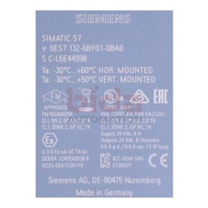 Siemens 6ES7132-6BF01-0BA0 Ausgangsmodul / Output Module...
