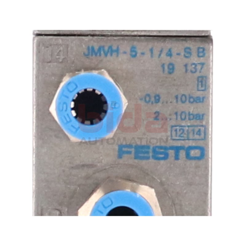 Festo JMVH-5-1/4-S B (19137) Magnetventil Solenoid Valve 2-10bar