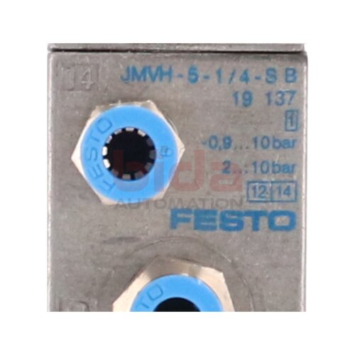 Festo JMVH-5-1/4-S B (19137) Magnetventil Solenoid Valve 2-10bar