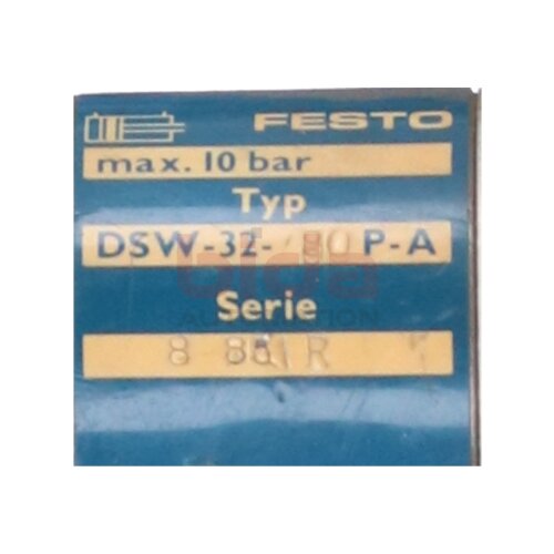 Festo DSW-32-80 P-A Rundzylinder Round Cylinder 10bar