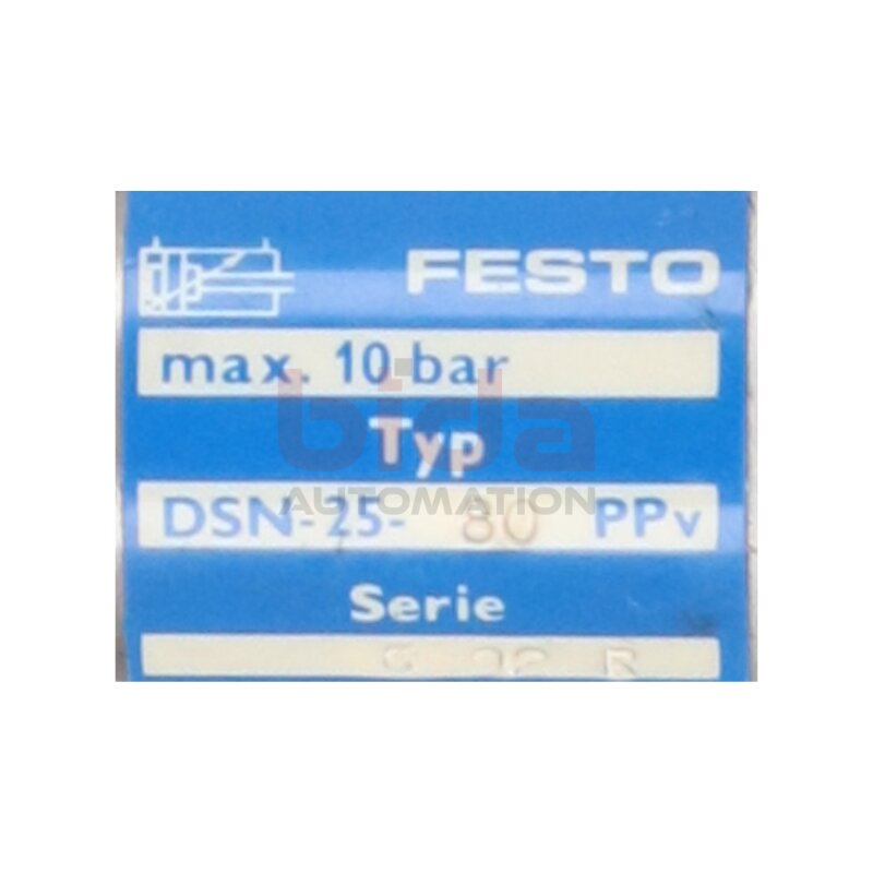 Festo DSN-25-80 PPV Rundzylinder Round Cylinder 10bar