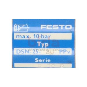 Festo DSN-25-80 PPV Rundzylinder Round Cylinder 10bar