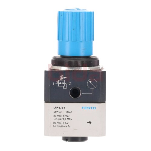 Festo LRP-1/4-4 (159501) Druckregelventil Pressure Control Valve 12bar
