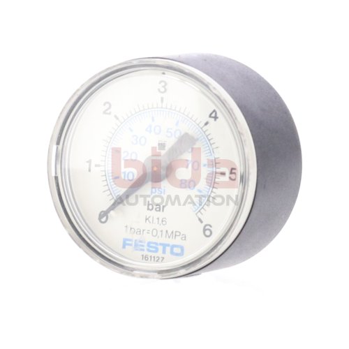 Festo 161127 KL.1,6 0-6 bar Manometer Pressure gauge