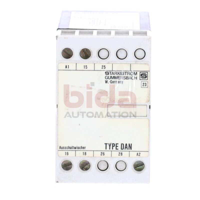 Squarde D Class 9050 Type DAN/W Ausschaltwischer Switch-off wiper 380V 10A 250V 6A