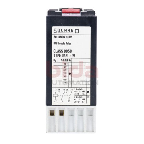 Squarde D Class 9050 Type DAN/W Ausschaltwischer Switch-off wiper 380V 10A 250V 6A