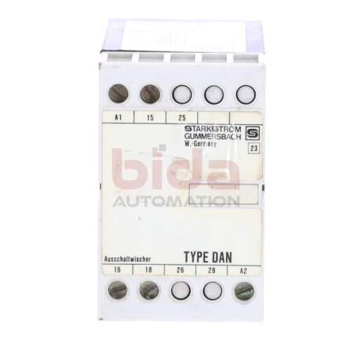 Squarde D Class 9050 Type DAN/W Ausschaltwischer Switch-off wiper 380V 10A 250V 6A