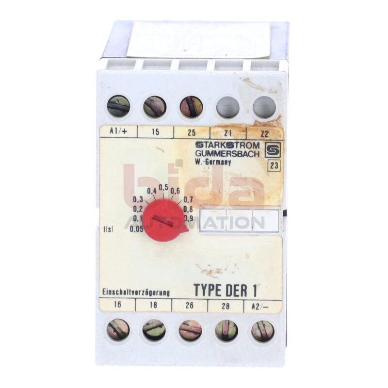 Squarde D Class 9050 Type DER/DERL/-W/-P DER 1 Einschaltverz&ouml;gerer On-delay timer  380V 10A 250V 6A