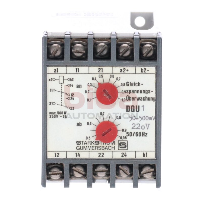 Starkstrom DGU1 50-500MV Membrandruckschalter Membrane pressure switch 250V 6A 500W