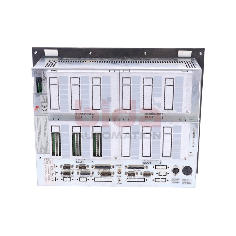 Berthel SPS-Technik Typ. K5 Bedientafelfront / Control Panel Front