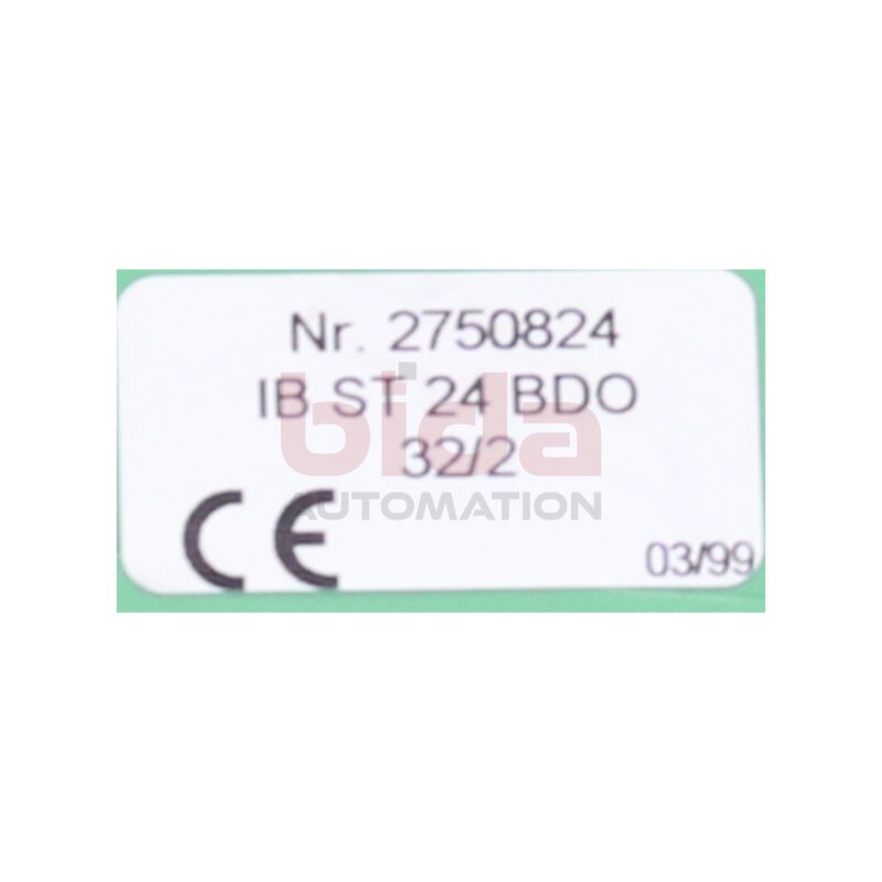 Phoenix Contact IB ST 24 BDO32/2 Nr. 2750824 Ausgangsmodul Output Module