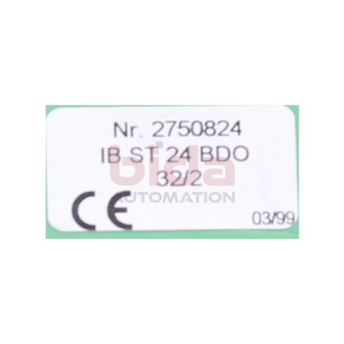 Phoenix Contact IB ST 24 BDO32/2 Nr. 2750824 Ausgangsmodul Output Module