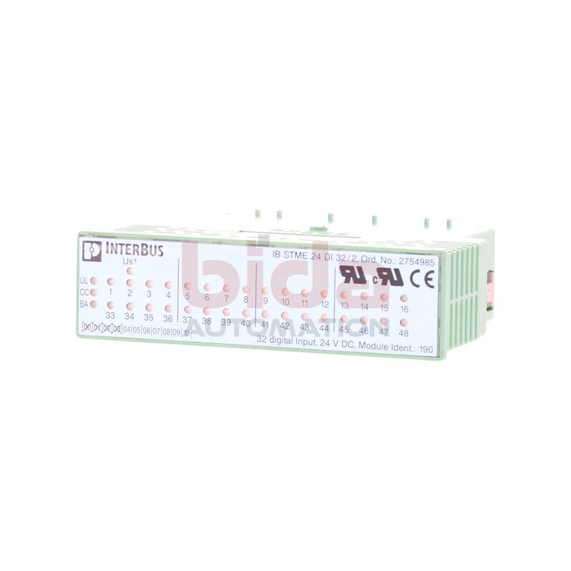 Phoenix Contact IB STME 24 DI 32/2 Nr. 2754985 Eingangsmodul Input Module