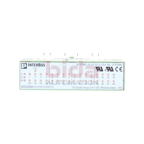 Phoenix Contact IB STME 24 DI 32/2 Nr. 2754985 Eingangsmodul Input Module