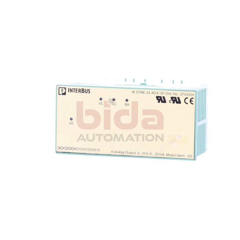 Phoenix Contact IB STME 24 AO4/SF Nr. 2754354 Eingangsmodul Input Module 10V