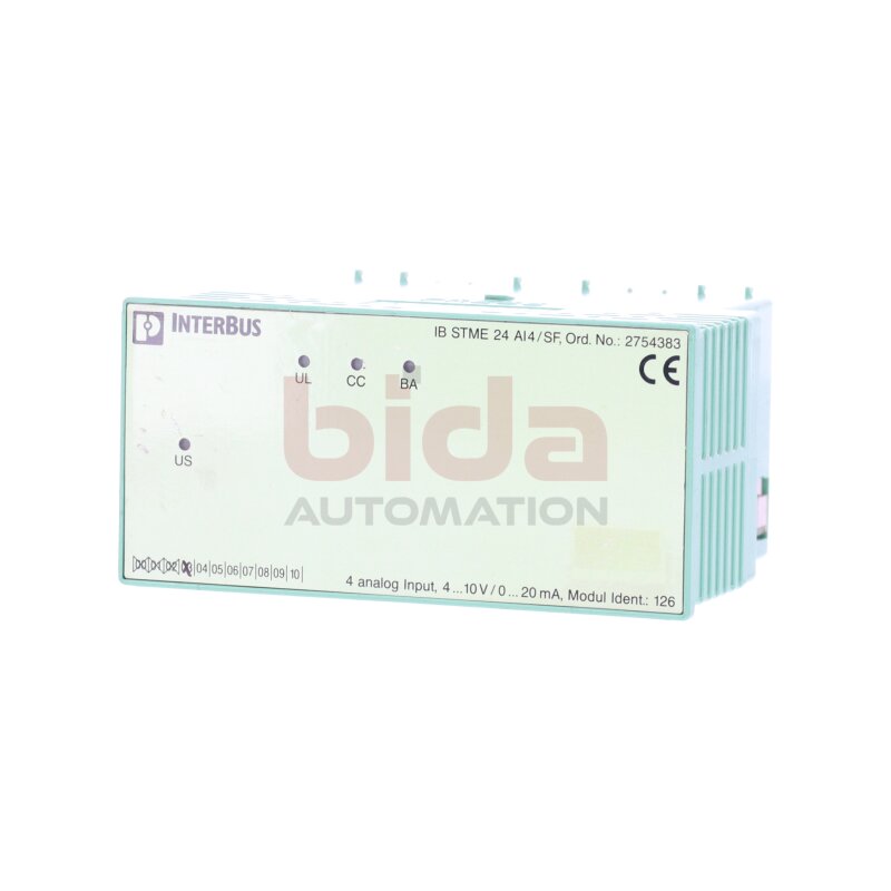 Phoenix Contact IB STME 24 AI4/SF Nr. 2754383 Eingangsmodul Input Module 10V