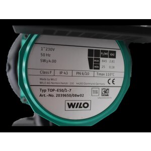 WILO TOP-E50/1-7 22m³/h Umwälzpumpe...