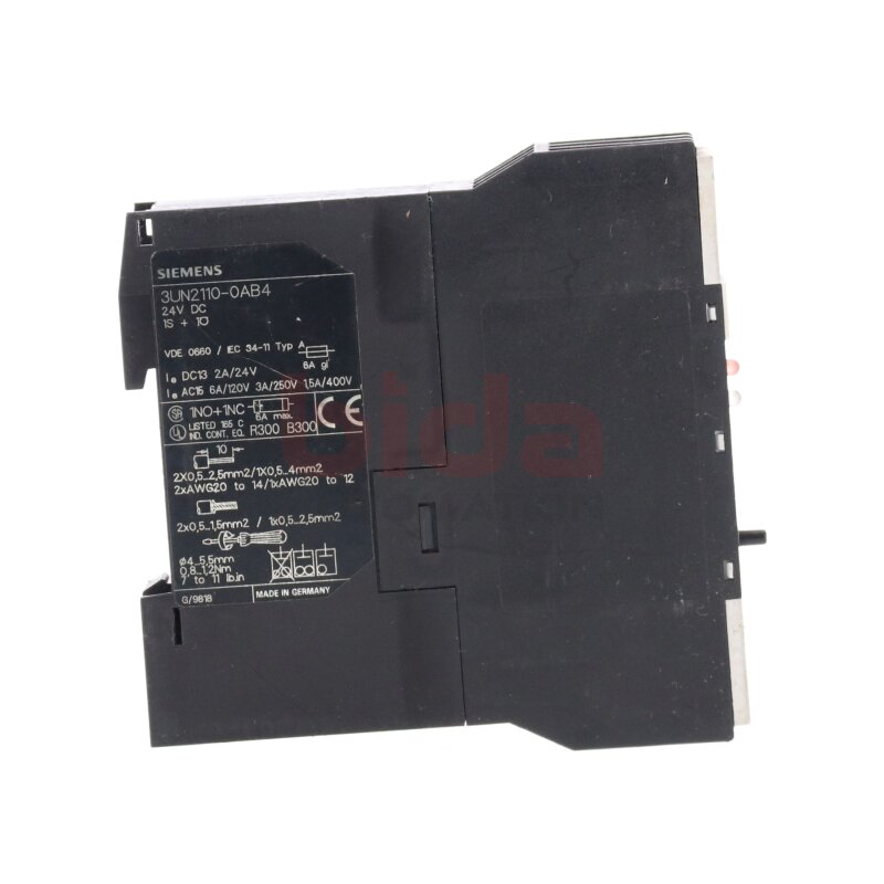 Siemens 3UN2110-0AB4 Kaltleiter-Ausl&ouml;seger&auml;t PTC tripping device 2A/24V 6A/120V