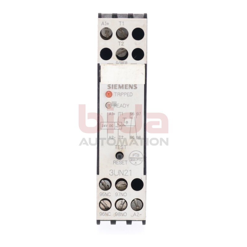 Siemens 3UN2110-0AB4 Kaltleiter-Ausl&ouml;seger&auml;t PTC tripping device 2A/24V 6A/120V