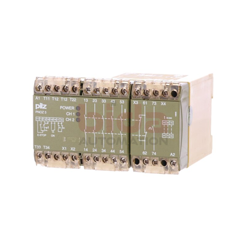 Pilz PNOZ3 24VDC 5S1&Ouml; N Sicherheitsschaltger&auml;t Safety switchgear 24VDC 5W
