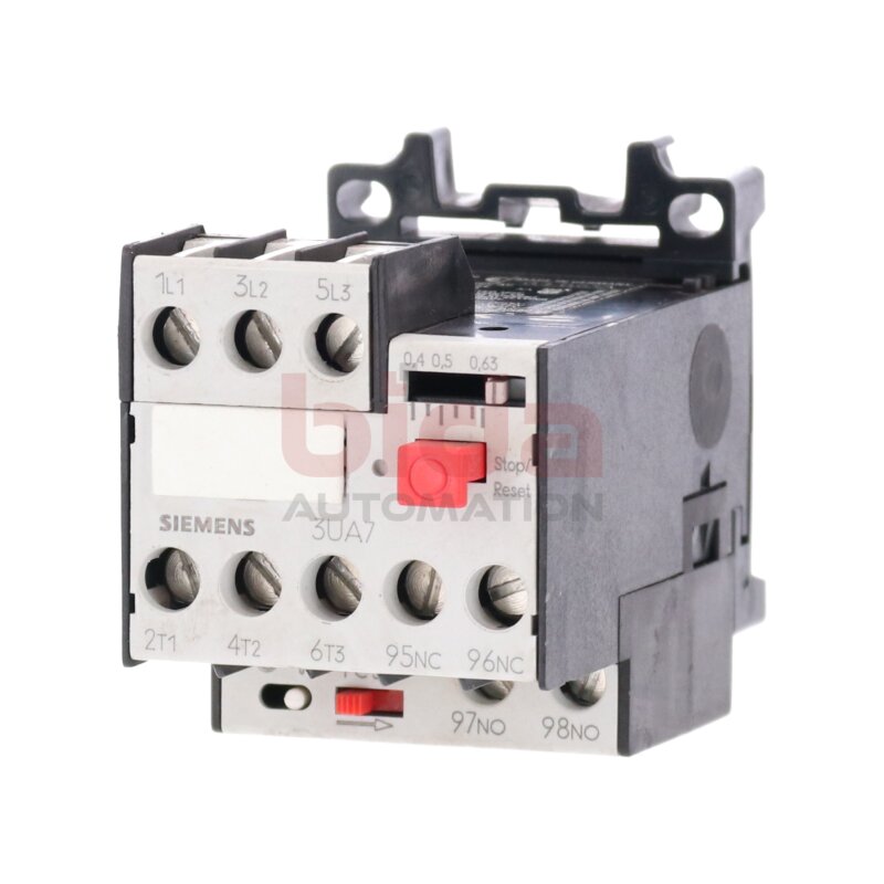 Siemens 3UA7011-0G / 3UA7 011-0G Motorschutzschalter Motor Protection Switch 690V 0,4-0,63A