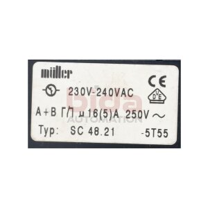 Müller SC 48.21-5T55 Zeitschaltuhr / Timer 250V 16A