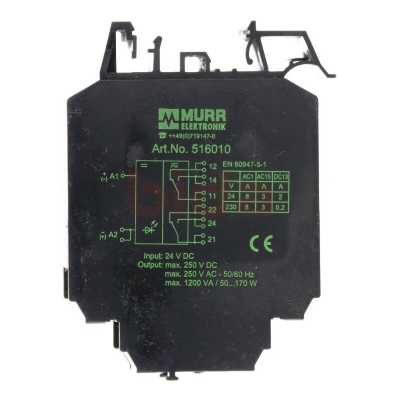 Murrelektronik 516010 Relais Relay 24 VDC 250VDC