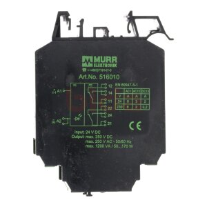 Murrelektronik 516010 Relais Relay 24 VDC 250VDC