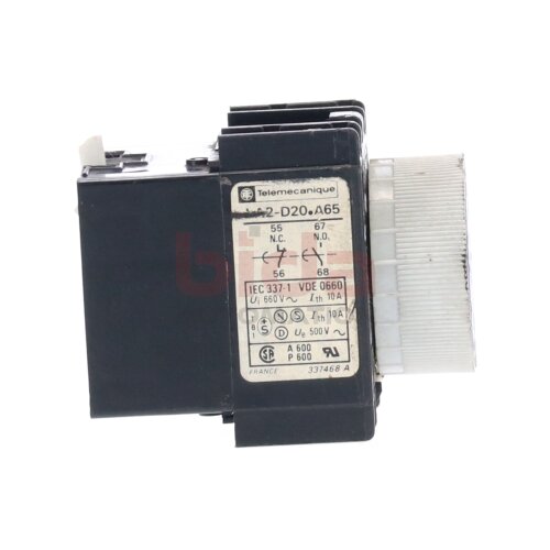 Telemecanique LA2-D20.A65 Zeitrelais Time Relay 660V 10A