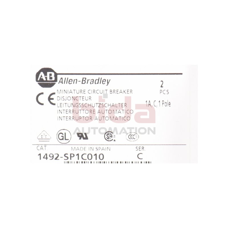 Allen Bradley 1492-SP1C010 Leitungsschutzschalter Miniature circuit breaker
