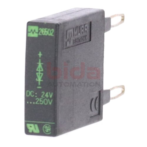 Murrelektronik 26502 Entst&ouml;rmodul Suppression Module  24V 250V