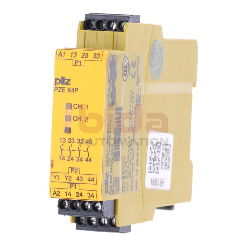 Pilz PZE X4P 24VDC 4n/o (777585) Sicherheitsrelais Safety Relay  24VDC 2,5W