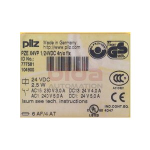Pilz PZE X4VP 1/24VDC 4n/o fix (777581) Relais Relay...