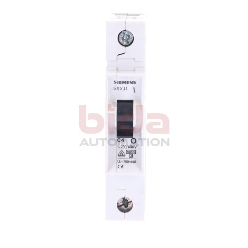 Siemens 5 SX41 C4 Leistungsschutzschalter Circuit Breaker  230/400V   5SX41 C4