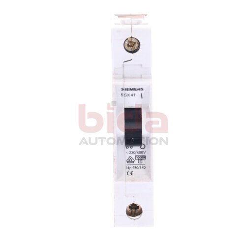 Siemens 5 SX 41/ 5SX41 B6 Leistungsschutzschalter Circuit Breaker 230/400V