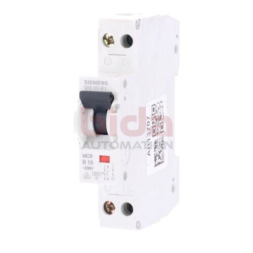 Siemens 5SY6 016-6KV MCB B16 Leistungsschutzschalter Circuit Breaker  230V