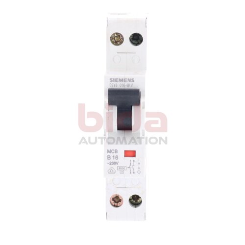 Siemens 5SY6 016-6KV MCB B16 Leistungsschutzschalter Circuit Breaker  230V
